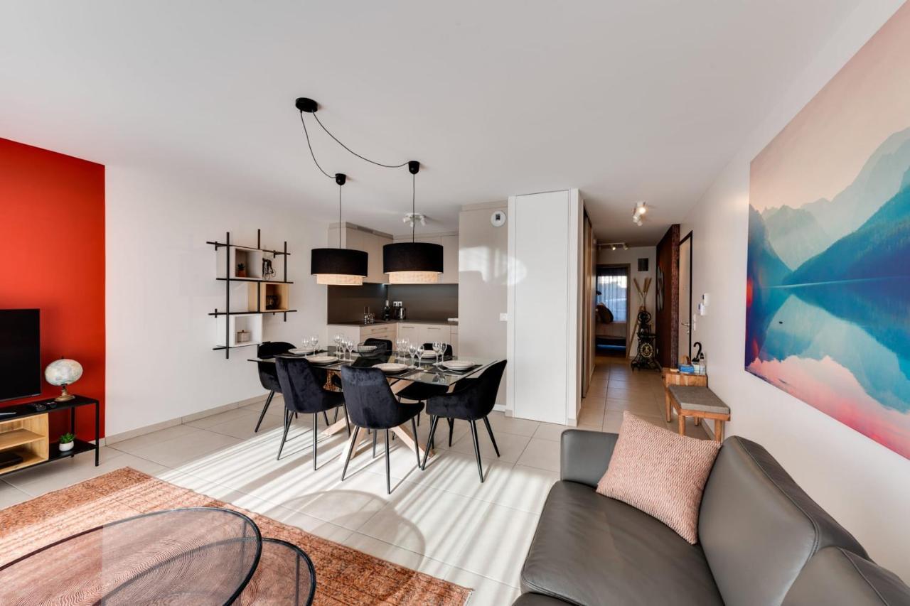 Le Reposoir - New 2 Bedroom Apartment With Terrace & Garage Annecy Ngoại thất bức ảnh